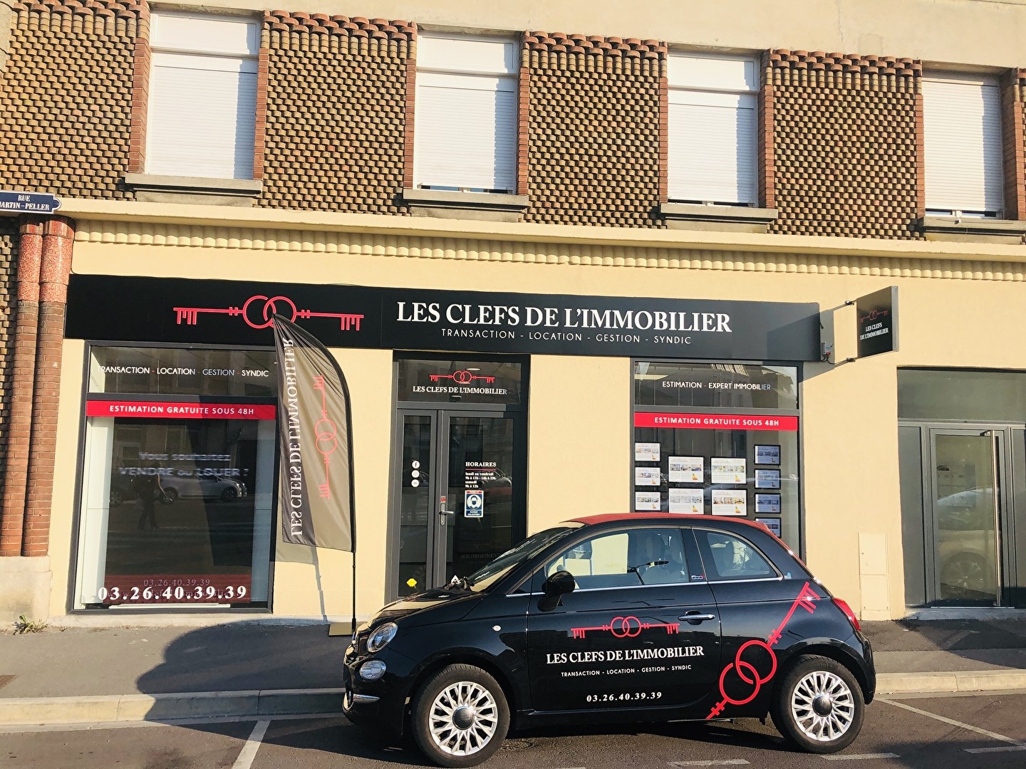 agence Reims Martin Peller les clefs de l'immobilier