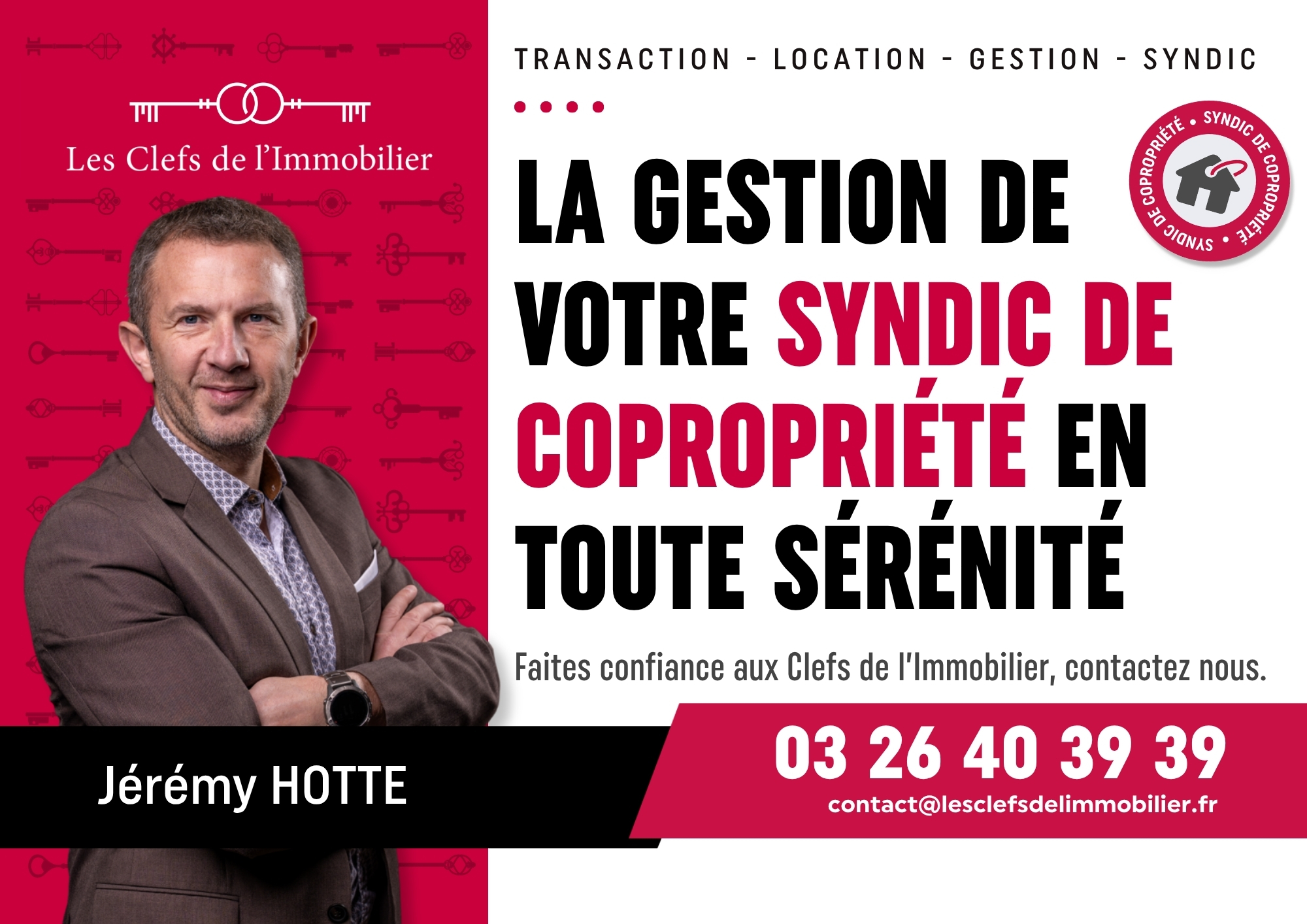 L'équipe Syndic des Clefs de l'Immobilier