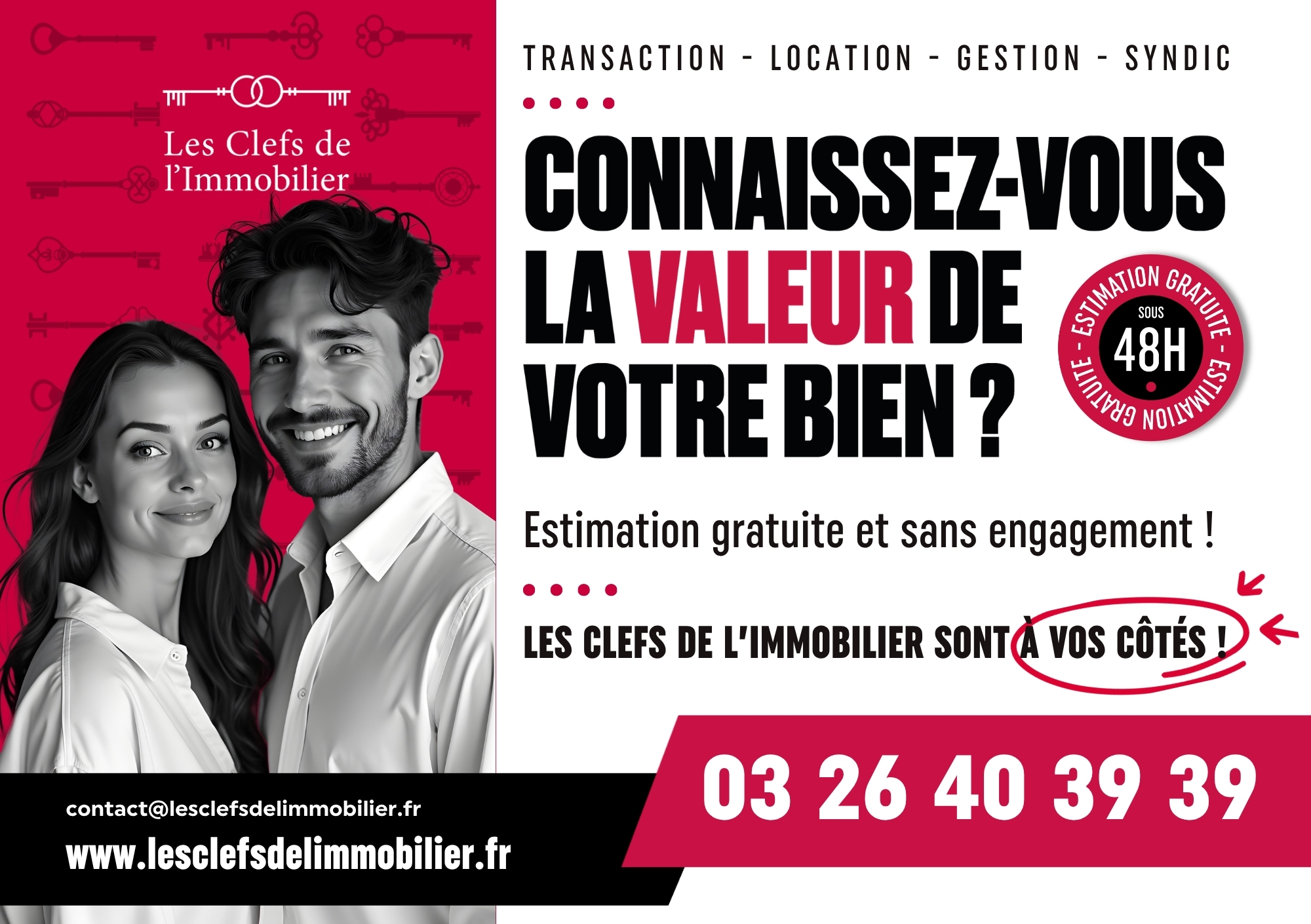 L'équipe Transaction des Clefs de l'Immobilier