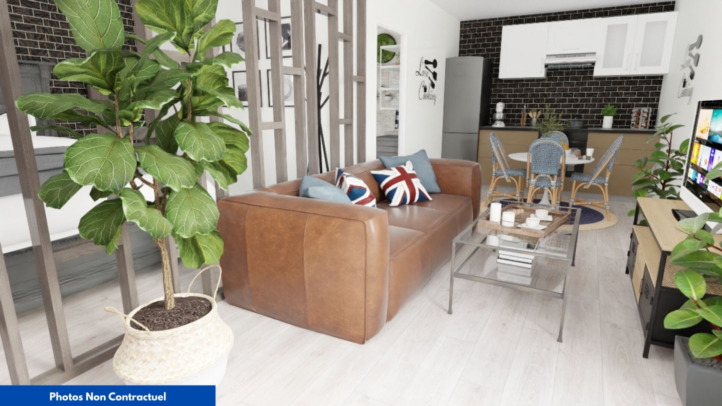  REIMS - Appartement 2 pièce(s) 42.90 m2 - photo 1