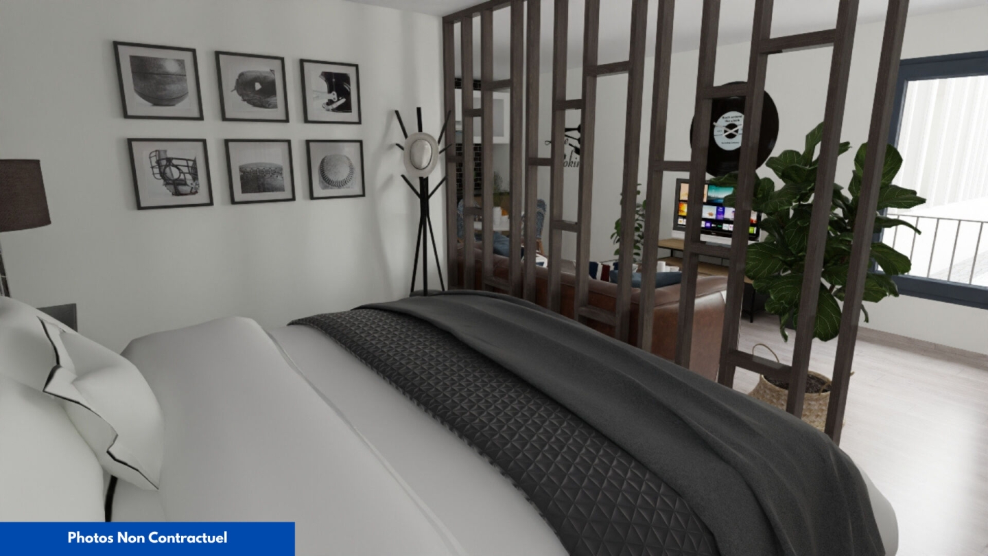  REIMS - Appartement 2 pièce(s) 42.90 m2 - photo 2