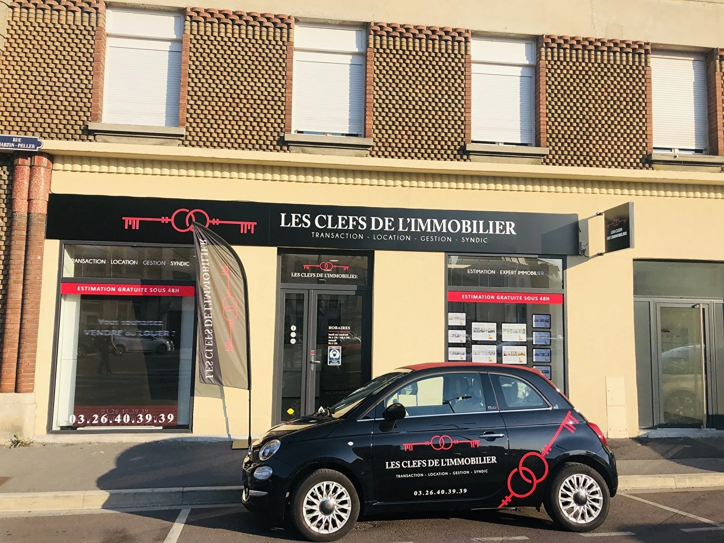 agence Reims Martin Peller les clefs de l'immobilier