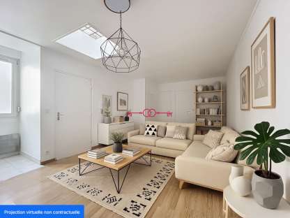 Appartement Reims 1 pièce(s) 30 m2 - photo 3