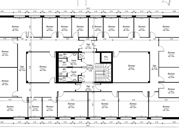 Immeuble à Chalons en champagne