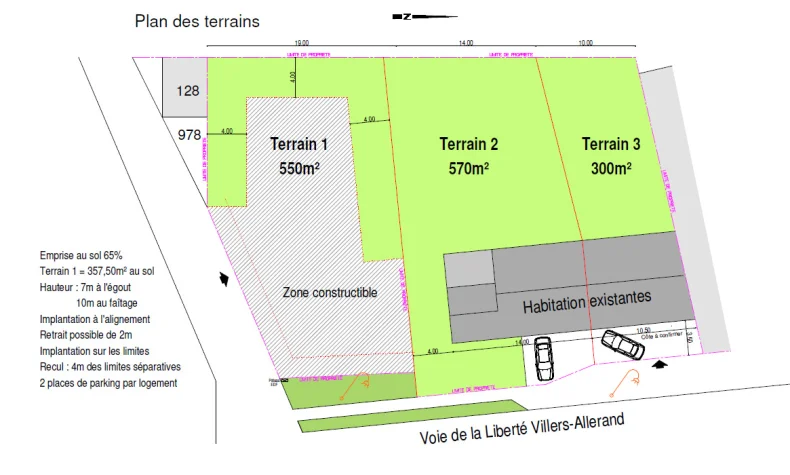 Terrain  pièces à Reims - photo 3