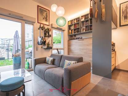 EN EXCLUSIVITE - A VENDRE - STUDIO NEUF AVEC JARDIN - BEZANNES - photo 2